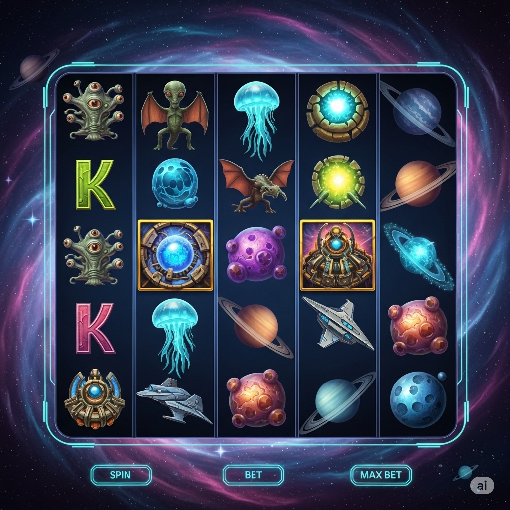 Slot bertema planet asing