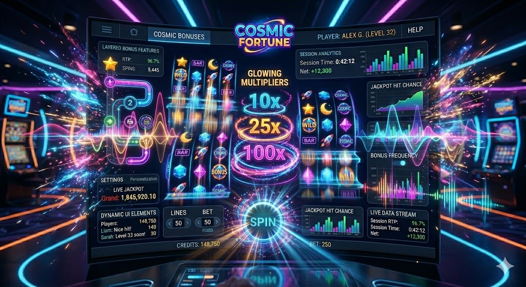 Evaluasi pengaruh desain audio visual pada slot